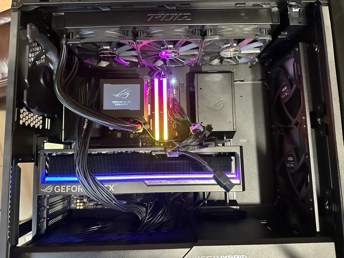 Completed custom build internals